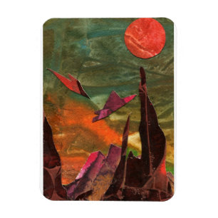 Magnet Flexible Sci-fi "Oiseaux de feu" formes de vie alien en vol