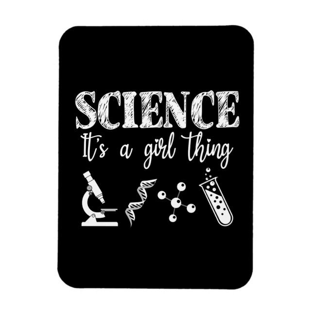 Magnet Flexible Science - C'est un aimant pour fille (Vertical)