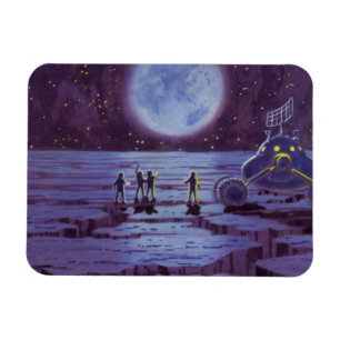 Magnet Flexible Science-fiction vintage Aliens de Earth Rover sur 