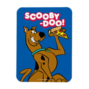 Magnet Flexible Scooby Doo Avec Pizza Slice