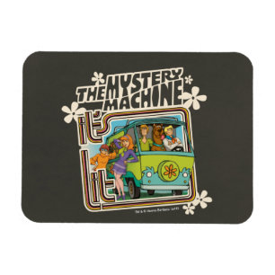 Magnet Flexible Scooby-Doo "C'est Lit" Mystery Machine Graphic