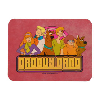 Magnet Flexible Scooby-Doo | Graphique de dessin rétro "Gang Super