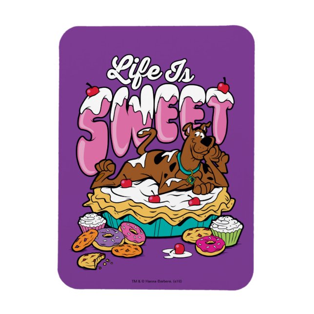 Magnet Flexible Scooby-Doo "La vie est douce" (Vertical)