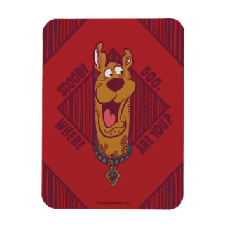 Magnet Flexible Scooby-Doo Où Êtes-Vous Graphique Tribal
