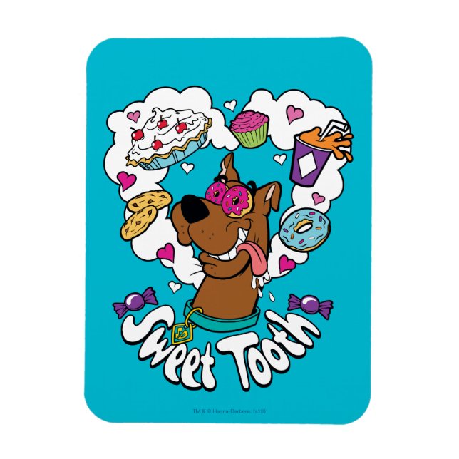 Magnet Flexible Scooby-Doo "Sweet Tooth" (Vertical)