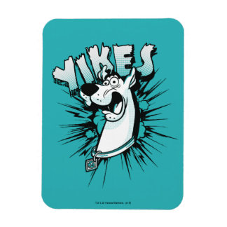 Magnet Flexible Scooby-Doo "Yikes !" Graphique demi-ton