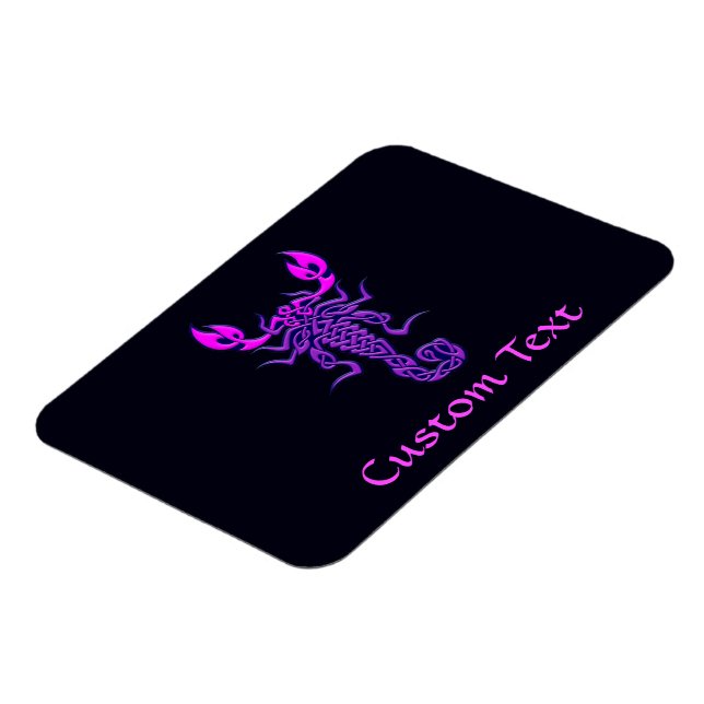 Magnet Flexible Scorpion de noeud céleste pourpre (Côté Gauche)