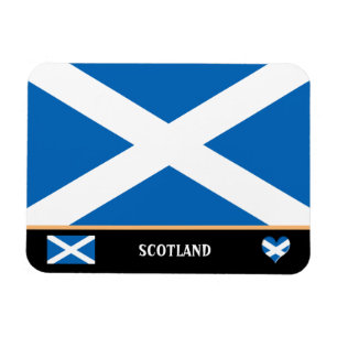 Magnet Flexible Scottish Flag & Scottish Country Travel / Scotland