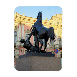 Magnet Flexible Sculptures du pont Anichkov à Saint-Pétersbourg