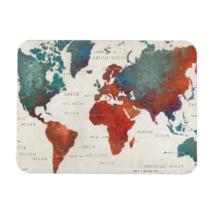 Magnet Flexible Se Déplacer Souvent, Se Déplacer Toujours Carte Av