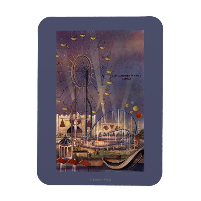 Magnet Flexible Seattle, Washington1962 Poster de l'Exposition Uni (Vertical)