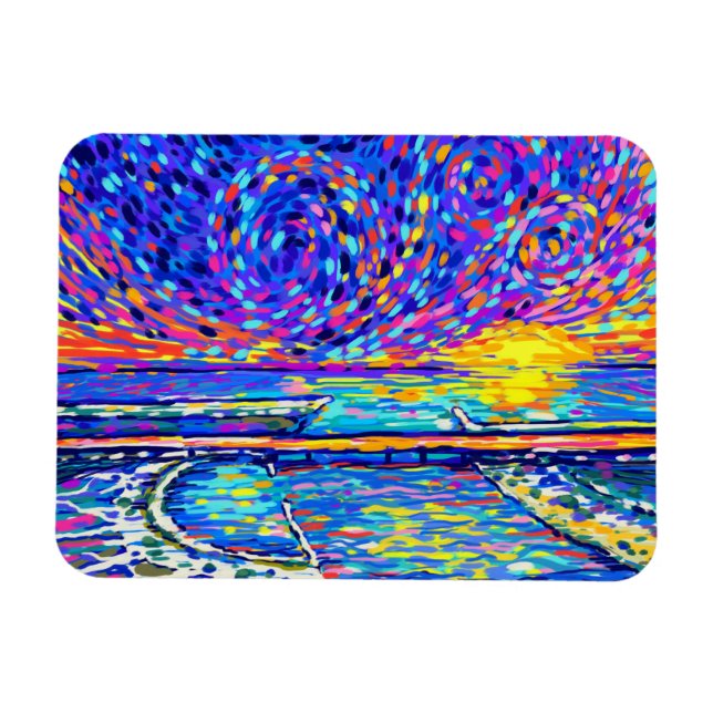 Magnet Flexible Sebastian Inlet Cotton Candy Sky (Horizontal)