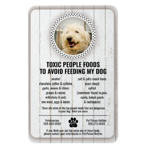 Magnet Flexible Sécurité de la nourriture pour animaux de compagni
