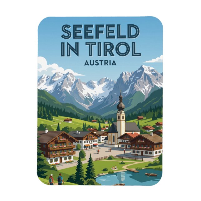 Magnet Flexible Seefeld in Tirol Autriche (Vertical)