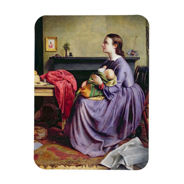 Magnet Flexible Seigneur, Ton Sera Fait, 1855 (huile sur toile) (Vertical)