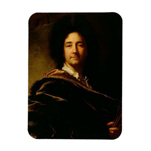 Magnet Flexible Self Portrait, 1716 (oil on canvas) (Vertical)