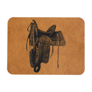 Magnet Flexible Selle vintage Western Horse Flexible