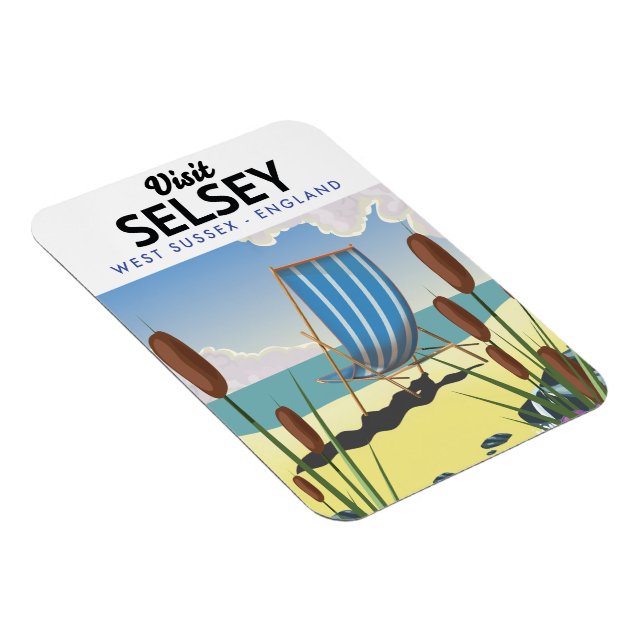 Magnet Flexible Selsey West Sussex Angleterre (Côté Droit)