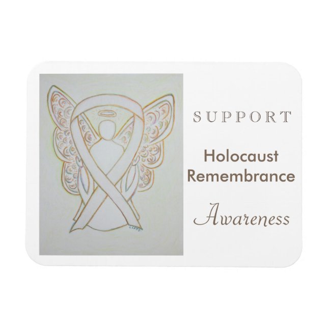 Magnet Flexible Sensibilisation à la mémoire de l'Holocauste (Horizontal)