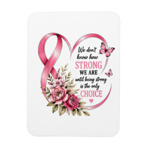 Magnet Flexible Sensibilisation au cancer du sein Strong Choice