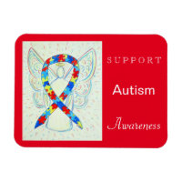 Sensibilisation sur l'autisme ruban magnétique Ang