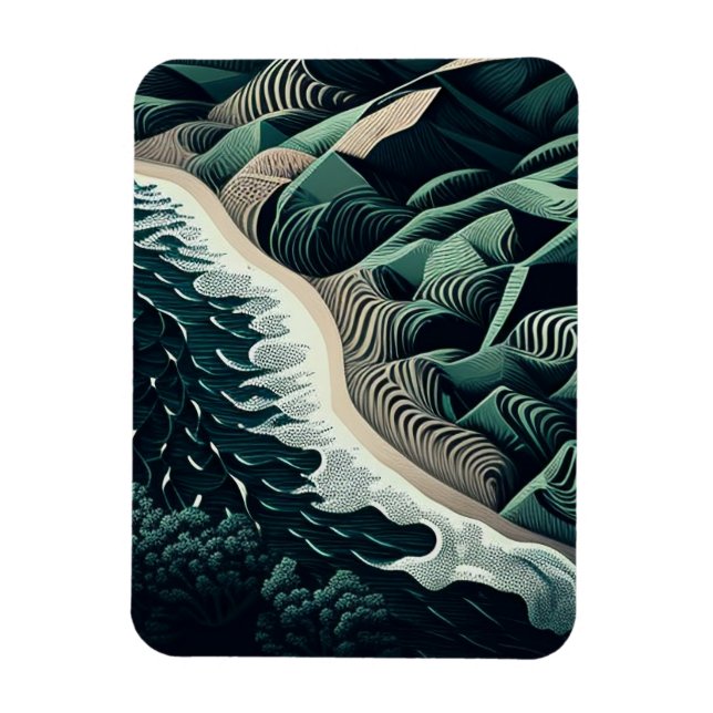 Magnet Flexible Serene Shores (Vertical)
