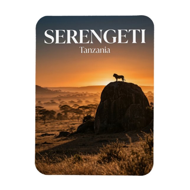 Magnet Flexible Serengeti, Arusha, région de Mara (Vertical)
