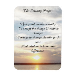 Magnet Flexible Serenity Prayer