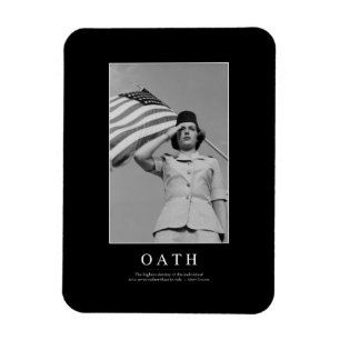 Magnet Flexible Serment : Citation inspirante