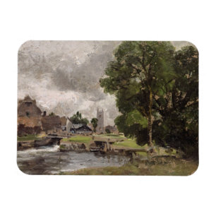 Magnet Flexible Serrure et moulin de John Constable Dedham