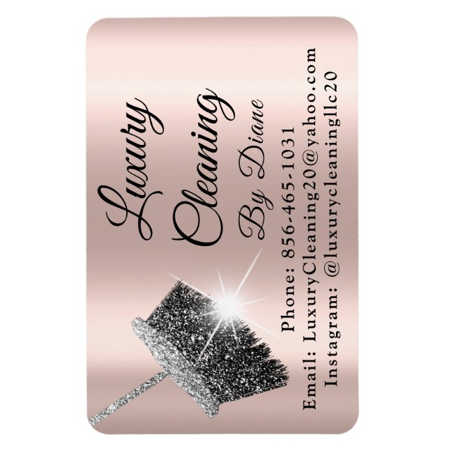 Magnet Flexible Services de nettoyage des aimants de voiture Maid  (Vertical)