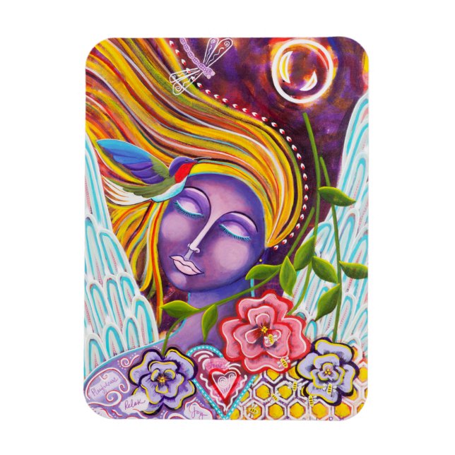 Magnet Flexible "Ses Coeurs Flutteurs Libres" (Vertical)