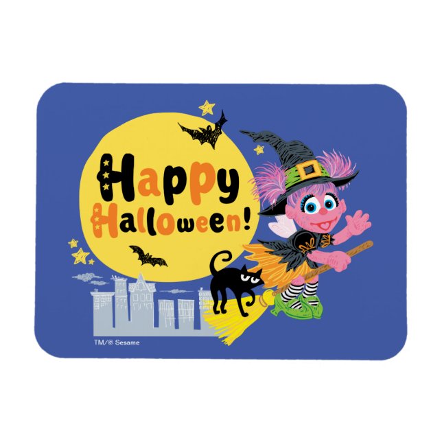 Magnet Flexible Sesame Street | Joli motif d'Halloween (Horizontal)