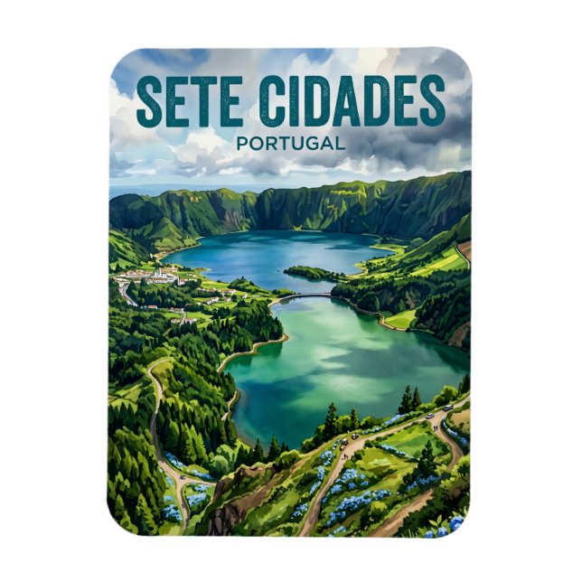 Magnet Flexible Sete Cidades Portugal (Vertical)