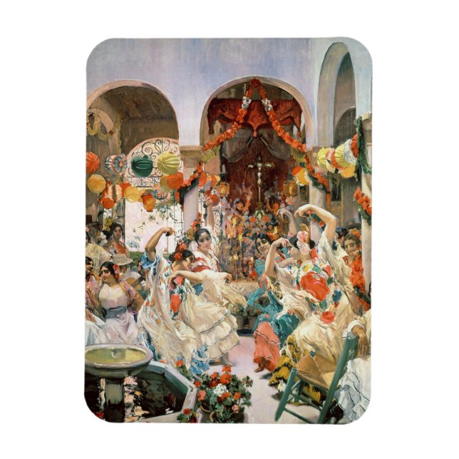 Magnet Flexible Séville (huile sur toile) (Vertical)
