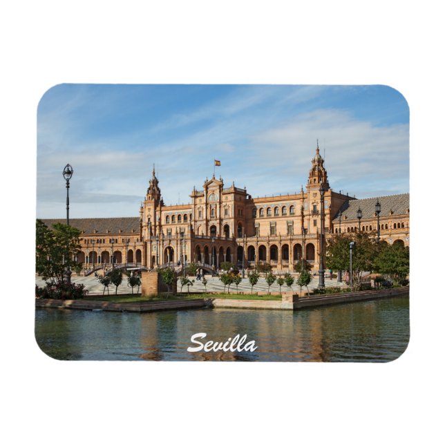 Magnet Flexible Seville Spain square (Horizontal)