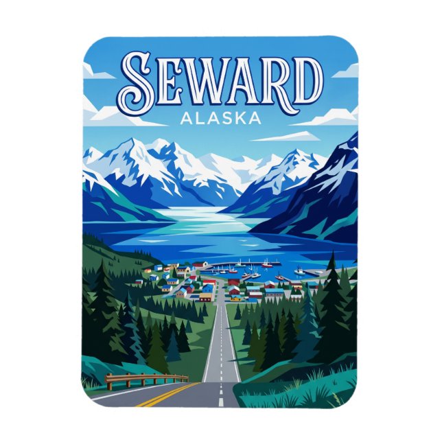 Magnet Flexible Seward États-Unis (Vertical)