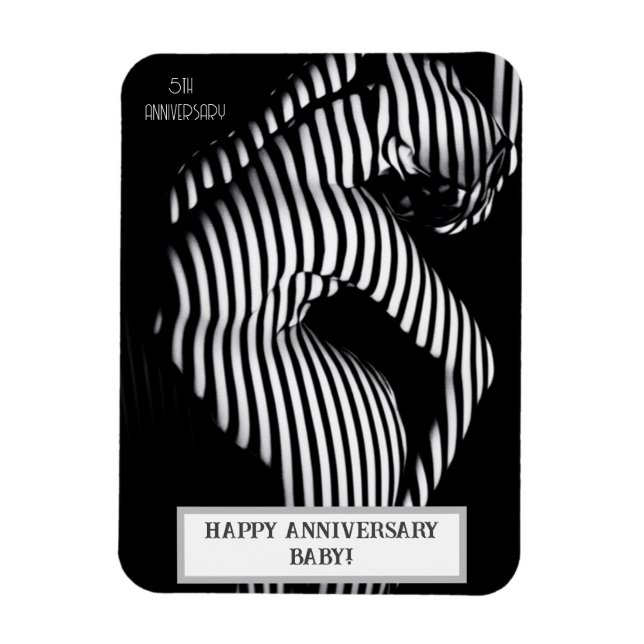 Magnet Flexible Sexy Mariage Anniversaire Naughty (Vertical)