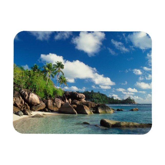 Magnet Flexible Seychelles, île de Mahe, baie de Lazare (Horizontal)