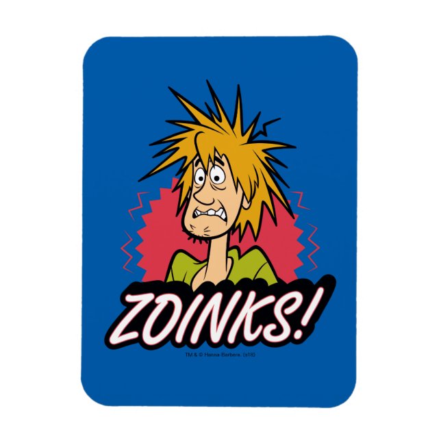 Magnet Flexible Shaggy "Zoinks !" graphic (Vertical)