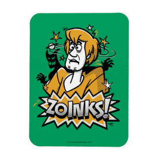 Magnet Flexible Shaggy "Zoinks !" Graphic halftone