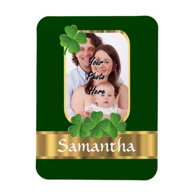 Magnet Flexible Shamrock personnalisé (Vertical)