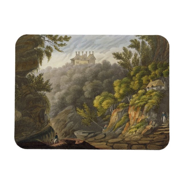 Magnet Flexible Shanklin Chine, de 'L'île de Wight Illustrate (Horizontal)