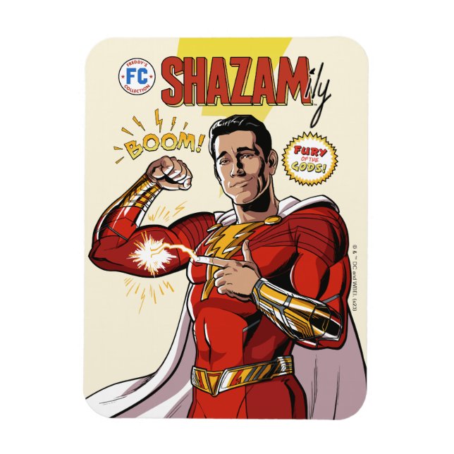 Magnet Flexible SHAZAM ! Furie des dieux | Housse de bande dessiné (Vertical)