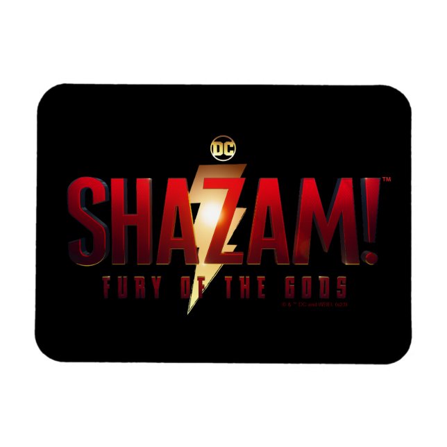 Magnet Flexible SHAZAM ! Furie des dieux | Logo Fury of the Gods (Horizontal)