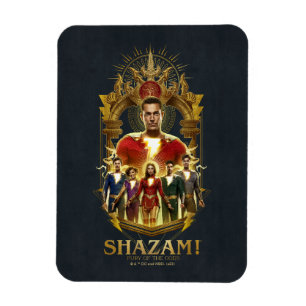 Magnet Flexible SHAZAM! Fury of the Gods Ornate SHAZAMily Frame