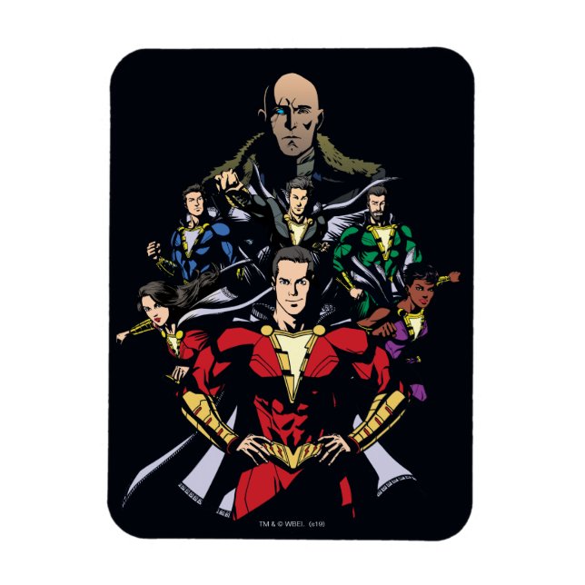 Magnet Flexible SHAZAM ! | Shazam Family Vs. Dr Sivana (Vertical)