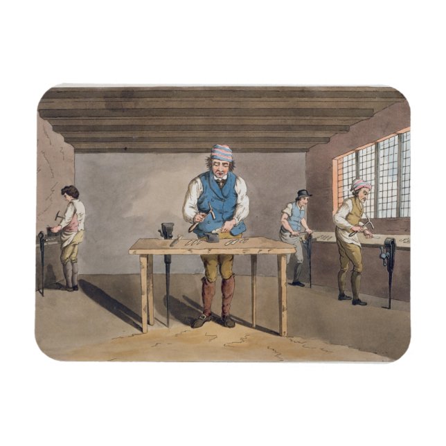 Magnet Flexible Sheffield Cutler, du blog "Costume du Yorkshire" (Horizontal)