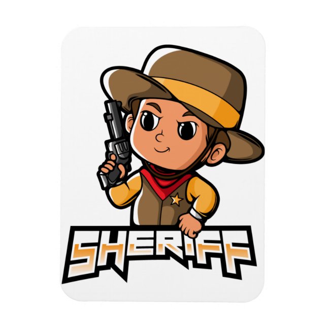 Magnet Flexible Sheriff (Vertical)