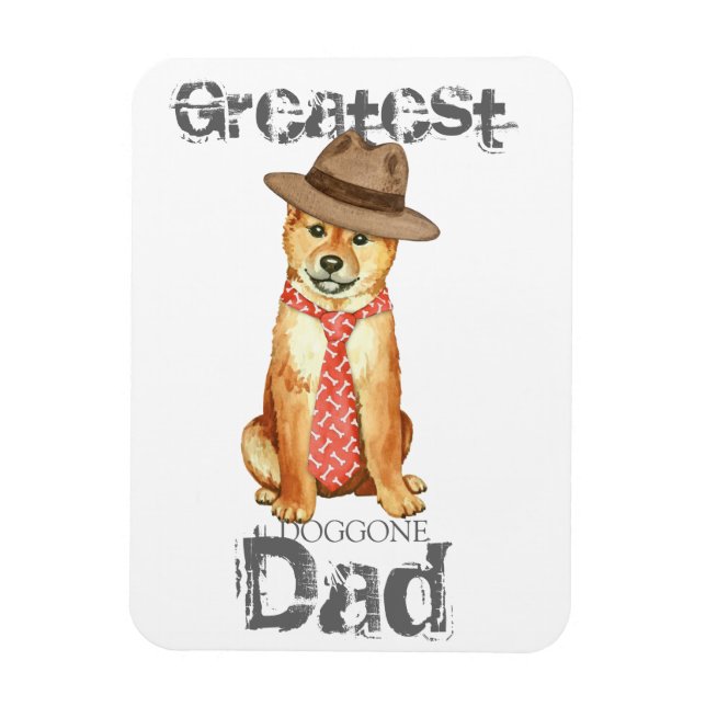 Magnet Flexible Shiba Inu Papa (Vertical)